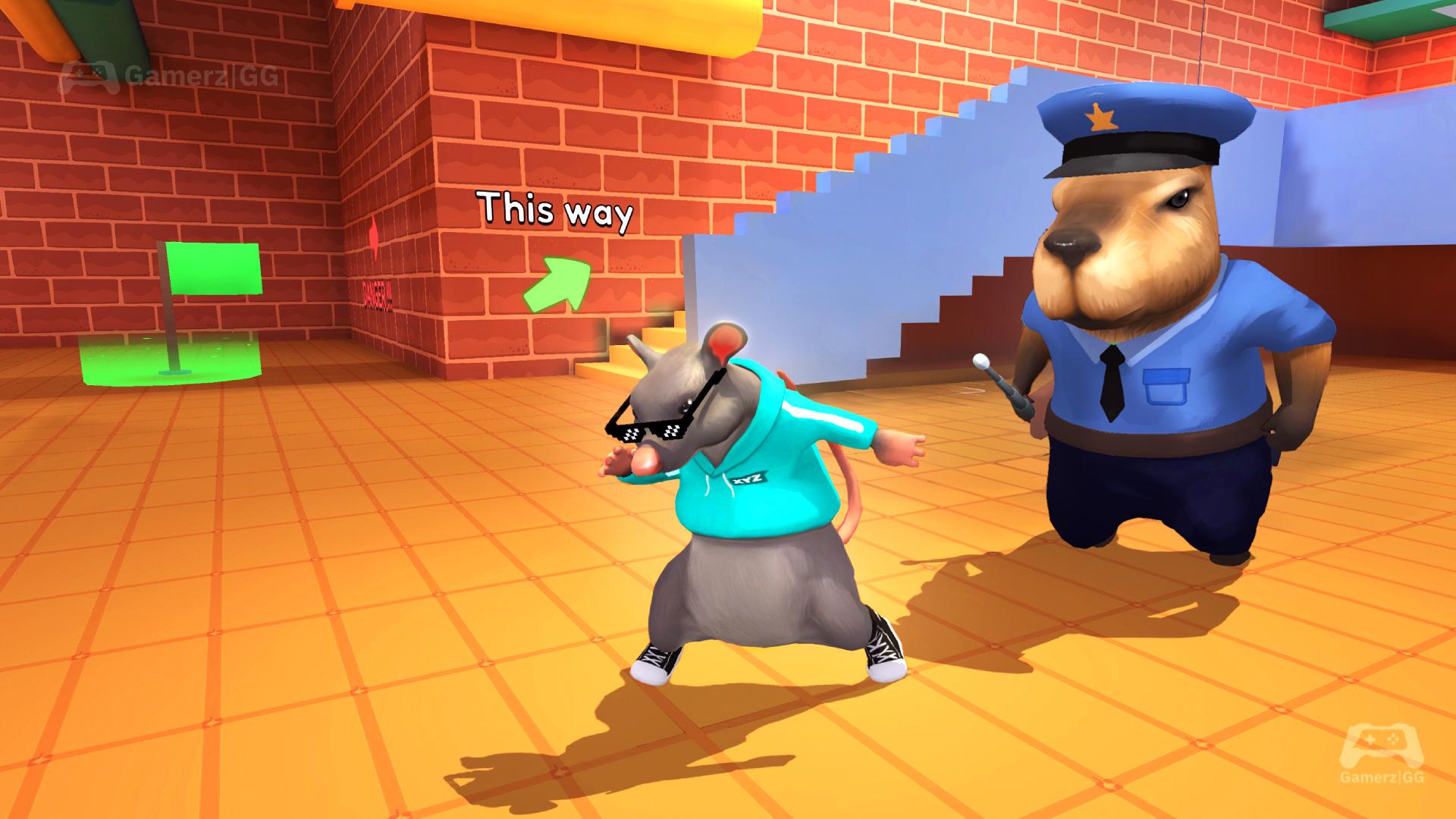 لعبة Obby Escape: Prison Rat Dance مغامرة باركور في سجن عالي الحراسة Obby Escape: Prison Rat Dance